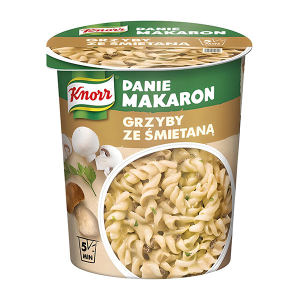 Knorr Pot Pasta Cream & Mushroom 8x59g