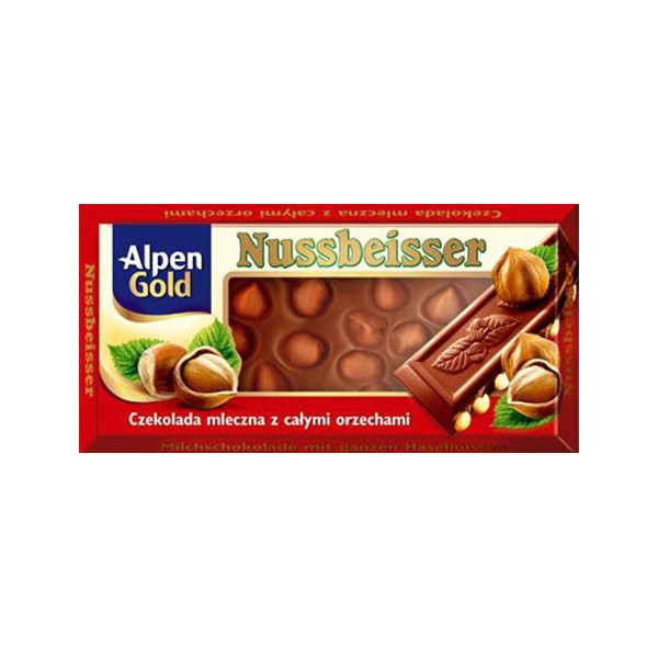 Alpen Gold Chocolate (Nussbeisser Czekolada) 20x100g