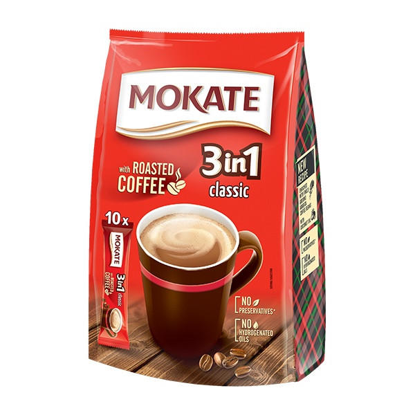 Mokate Instant Coffee 3in1bag (sticks) 10x10x17g