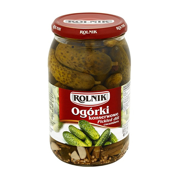 Rolnik Pickled Dill Cucumbers 6x850g