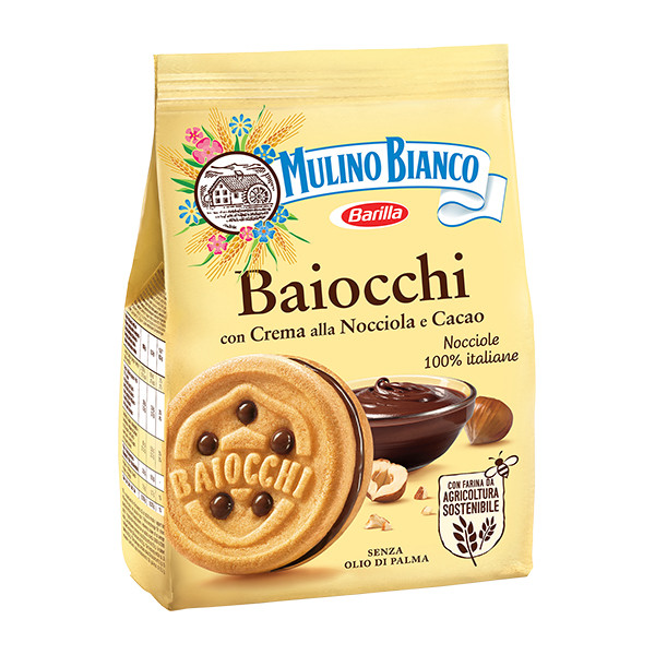 Barilla Mulino Bianco Baiocchi Nocciola 10x260g