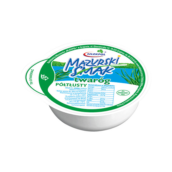 Mlekpol Mazurski Curd Cheeses semi-skimmed