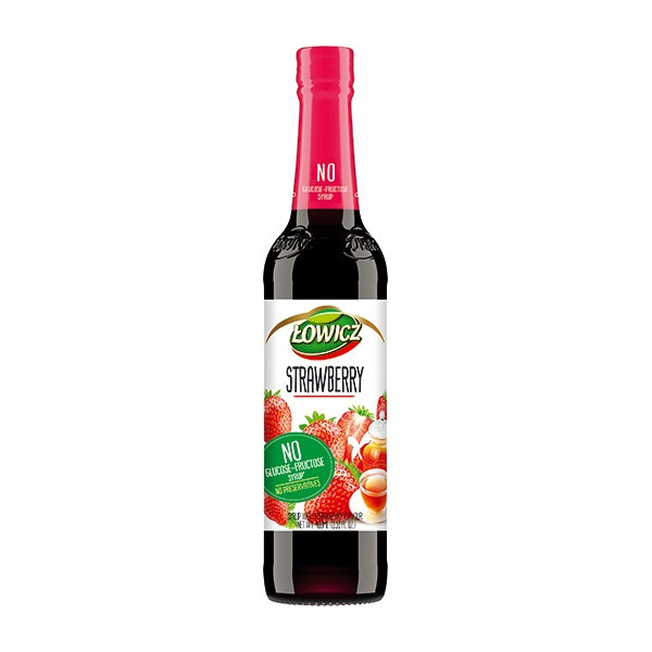 Lowicz Strawberry Syrup (Truskawka) 6x400ml