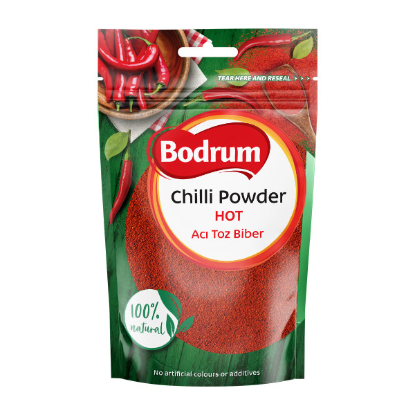 Bodrum Spice Chilli Powder Hot 8x100g