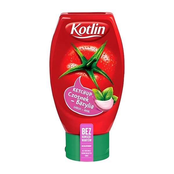 Kotlin Basil & Garlic Ketchup 6x450g