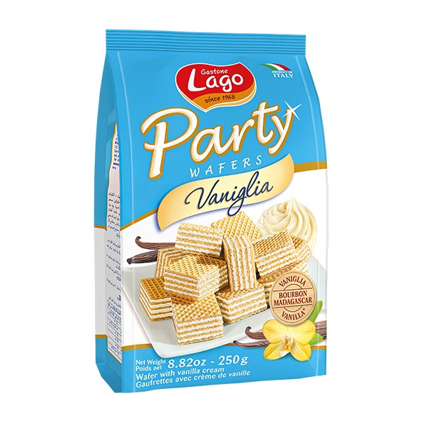 Lago Party Wafer Vanilla 10x250g