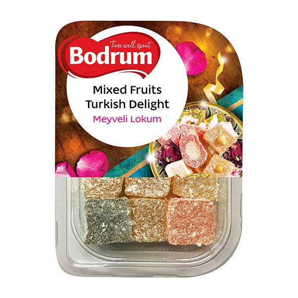 Bodrum Mixed Fruits Turkish Delight 6x200g