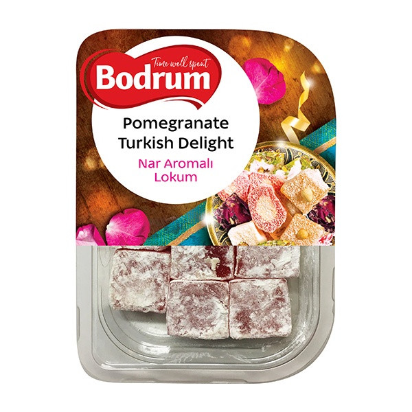 Bodrum Pomegranate Turkish Delight 6x200g