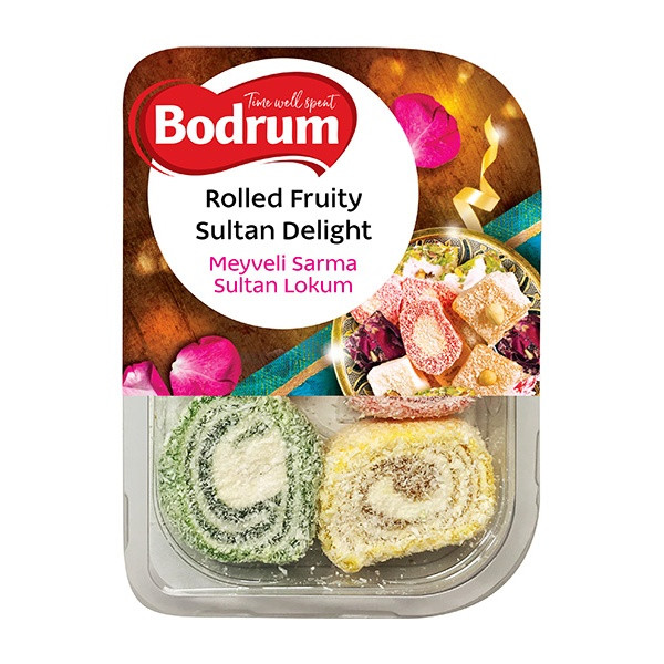 Bodrum Rolled Fruity Sultan Delight 6x200g