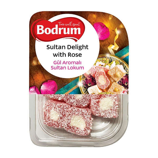Bodrum Sultan Delight with Rolled Rose 6x200g