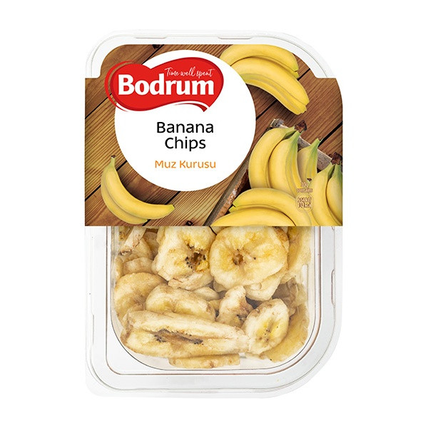 Bodrum Banana Chips (Tray) 6x200g