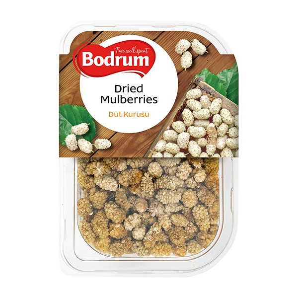 Bodrum Dried Mulberries (Dut Kurusu) (Tray) 6x150g