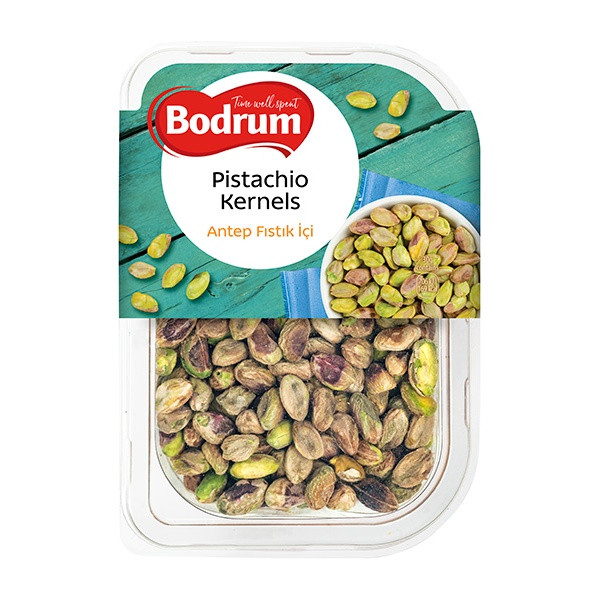 Bodrum Pistachio Kernels (Tray) 6x150g