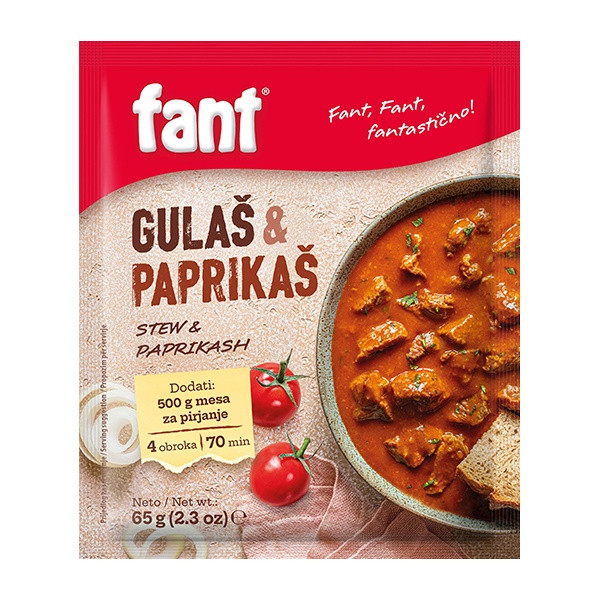 Podravka Fant for Gulas and Paprikas 22x65g