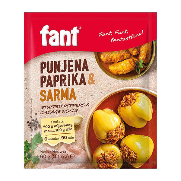 Podravka Fant for Stuffed Pepper & Sarma 22x60g