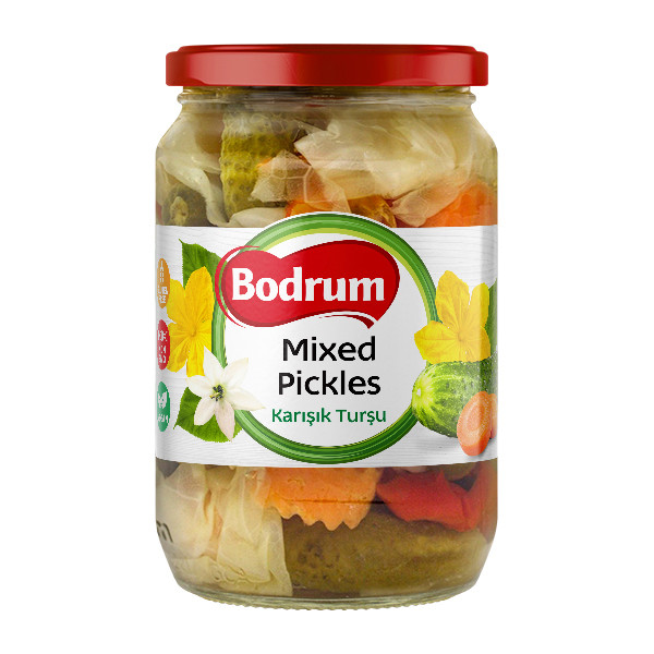 Bodrum 720cc Mixed Vegetable Pickles 6x670g