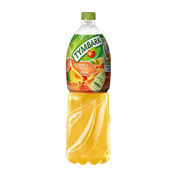 Tymbark Apple & Peach (Aseptic Bottle) 6x2L