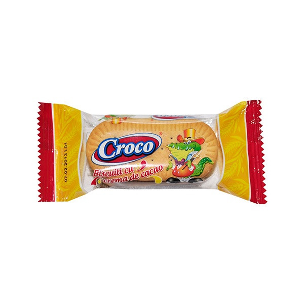 Croco Biscuits Sandwich Oval with Cacao Cream 120x25g