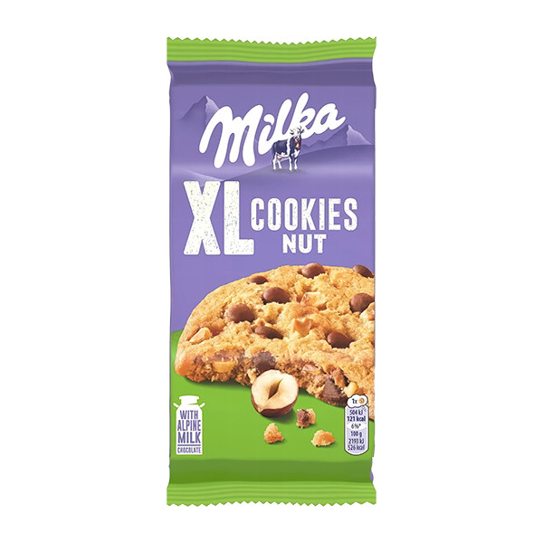 Milka XL Cookies Hazelnut 10x184g