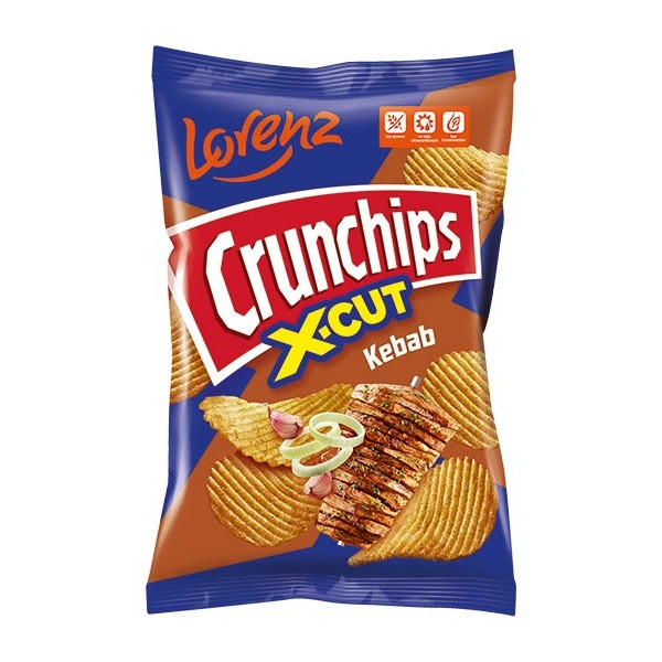 Crunchips X-Cut Kebab 10x130g