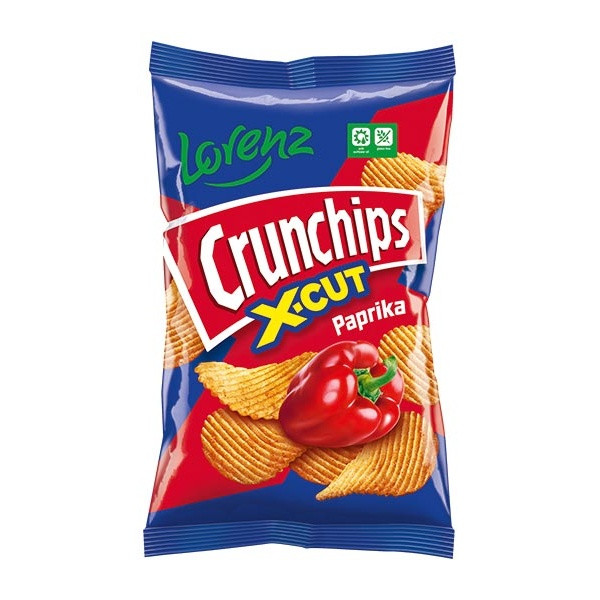 Crunchips X-Cut Paprika 10x130g