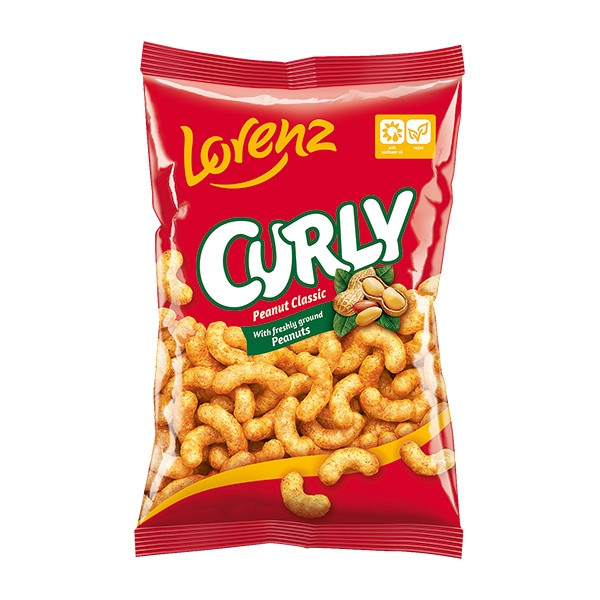 Crunchips Curly Peanut Classic 14x120g