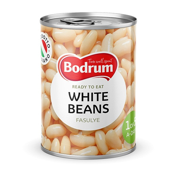Bodrum Boiled White Beans (Beyaz Fasulye) (EO) 12x400g