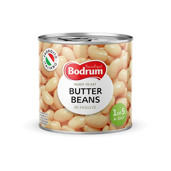 Bodrum Boiled Butter Beans 12x800g