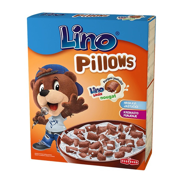 Podravka Lino pillows nougat 10x250g