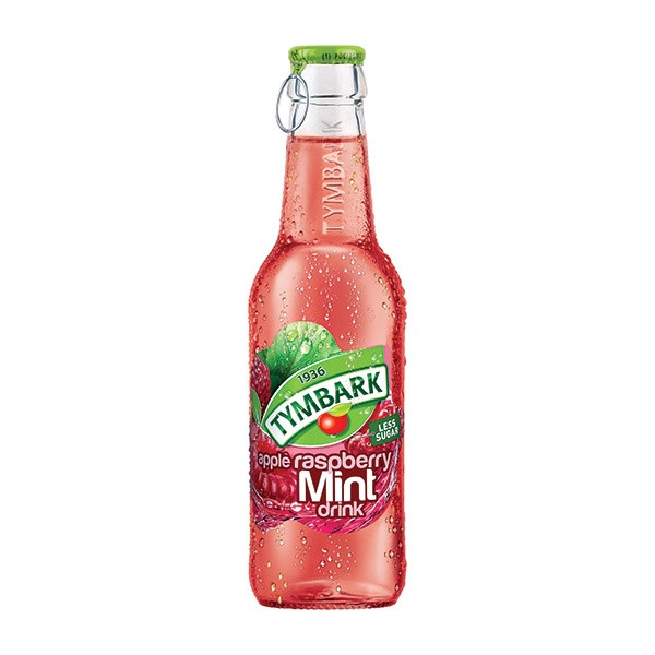 Tymbark Apple Raspberry & Mint Drink (EO Glass) 24x250ml