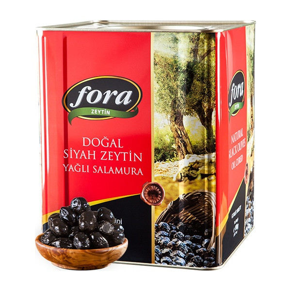 Fora Gemlik Oily Black Olives (261-290) 1x10kg
