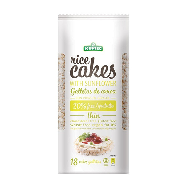 Kupiec Rice Cakes with Sunflower Seeds 12x84g