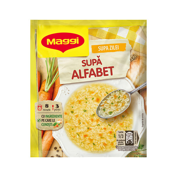 Maggi instant letters noodle soup (Supa Alfabet) 24x44g
