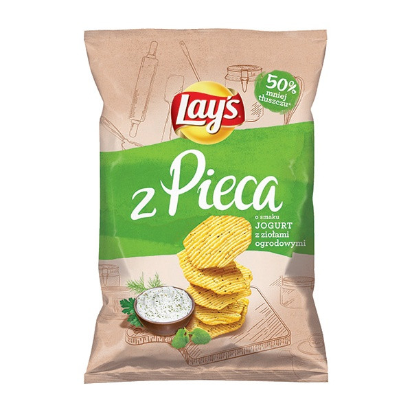 Crisps Lays z Pieca Yogurt with Garden Spices 26x110g