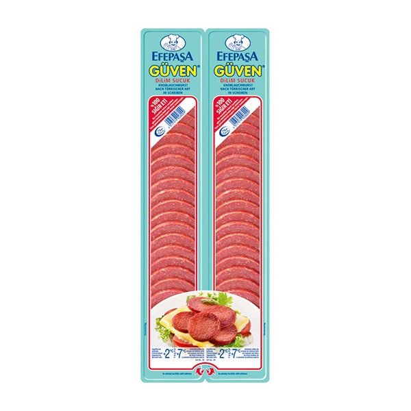 Efepasa Guven Sliced Sucuk-Sausage with Garlic 1x200g