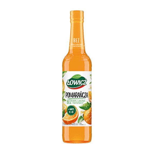 Lowicz Syrup Orange 6x400ml