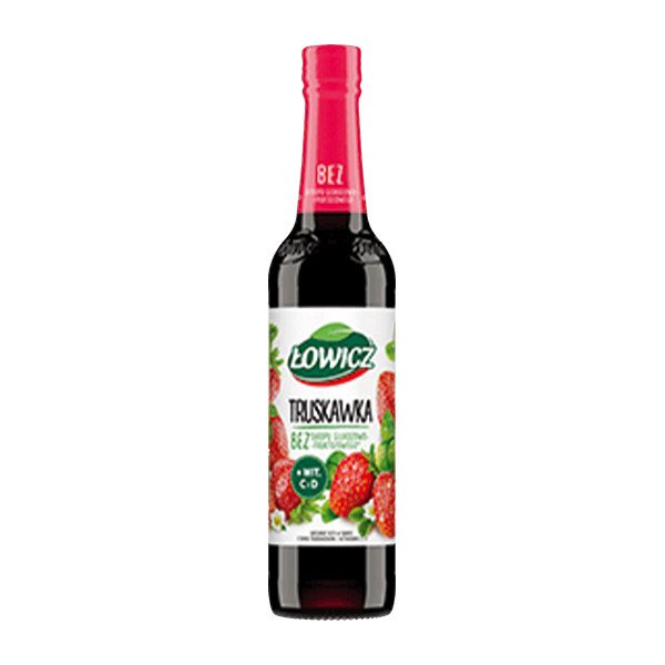 Lowicz Strawberry Syrup (Truskawka) 6x400ml