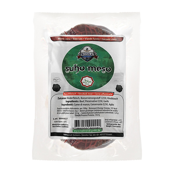 Kelmendi Dry Beef (Bosna Suho Meso 1x6kg) Kg