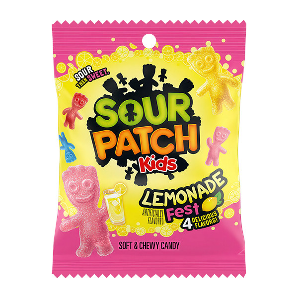 Sour Patch Peg Bags Lemonade Fest 12x102g