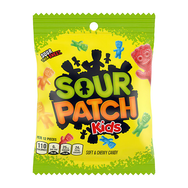 Sour Patch Peg Bags Sour 12x102g