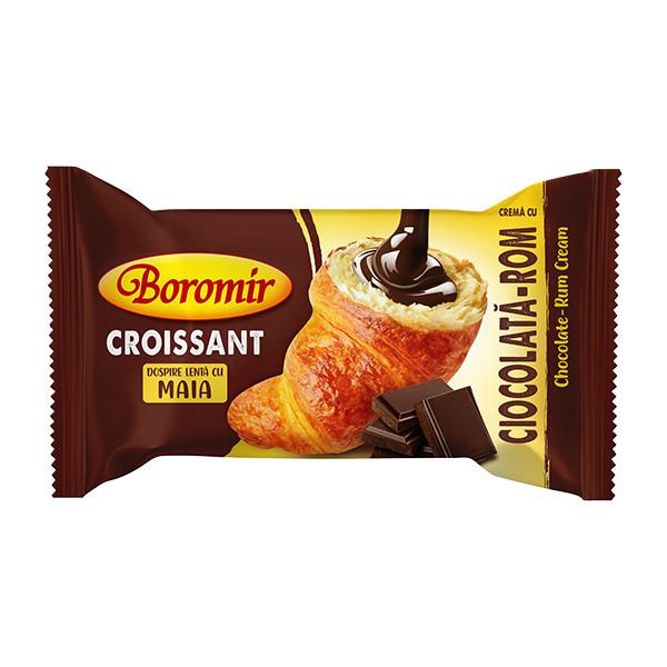 Boromir Croissant with Chocolate Rom Cream 30x60g