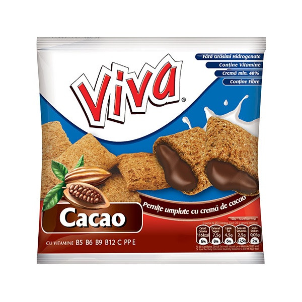 Viva Cocoa Cream Snacks 14x200g