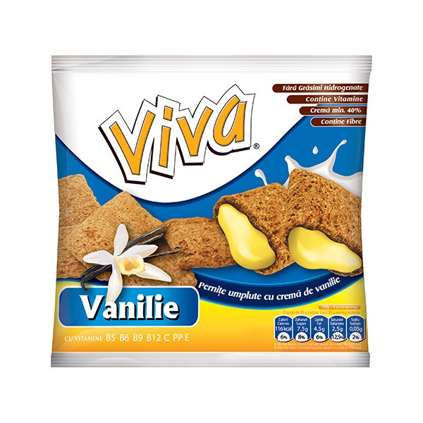 Viva Vanilla Cream Snacks 14x200g