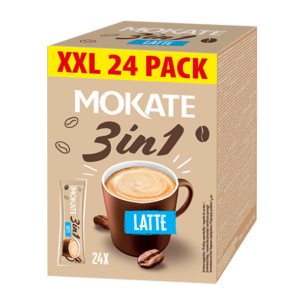 Mokate Coffee XXL 3in1 Latte 6x24x15g
