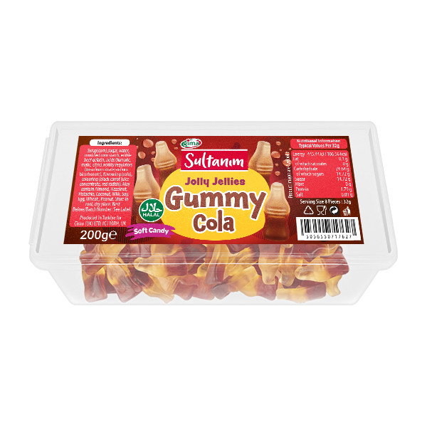 Sultanim Jelly Cola 24x200g