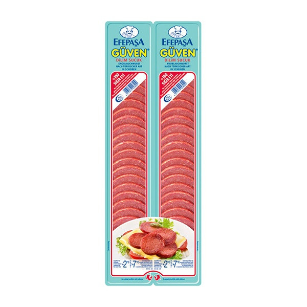 Efepasa Guven Sliced Sucuk-Sausage with Garlic 1x200g