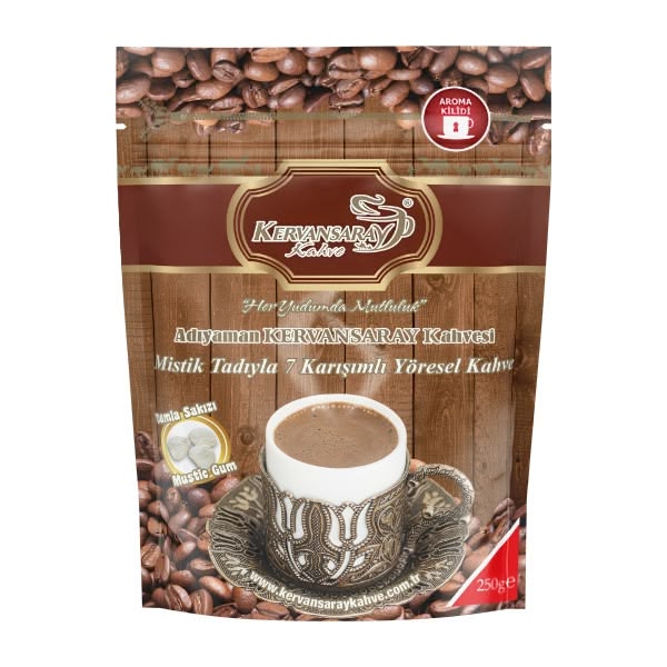 Kervansaray Coffee with Mastic Drops (Damla Sakizli) 12x250g