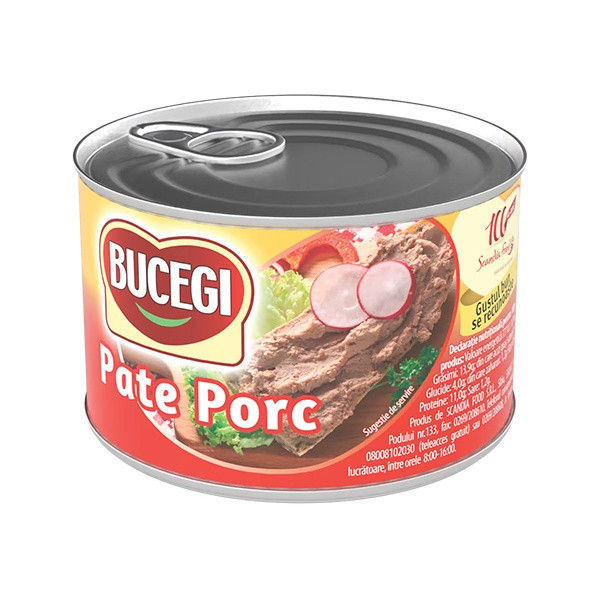 Bucegi Pate Pork 6x200g