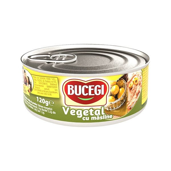 Bucegi Pate Vegetal Masline (Olives) 6x120g