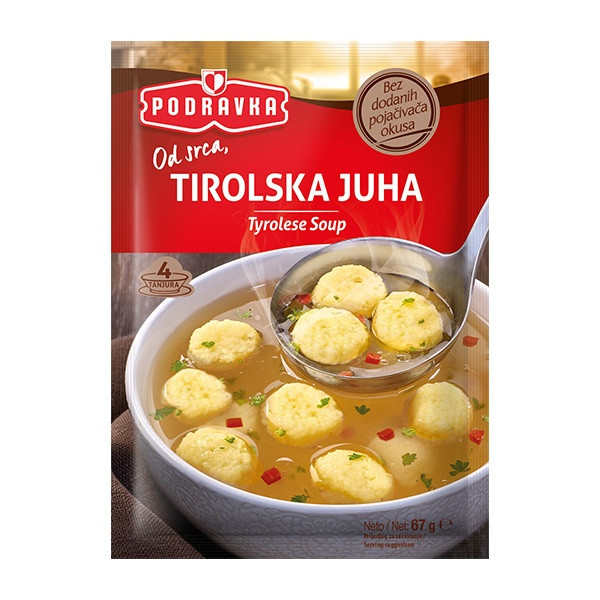 Podravka Soup Tyrolese (Halal) 10x67g